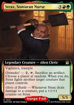 Strax, Sontaran Nurse XWHO-1035 Rare Near Mint Englisch Foil