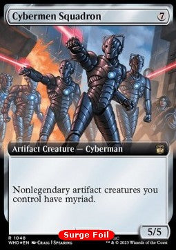 Cybermen Squadron XWHO-1048 Rare Near Mint Englisch Foil