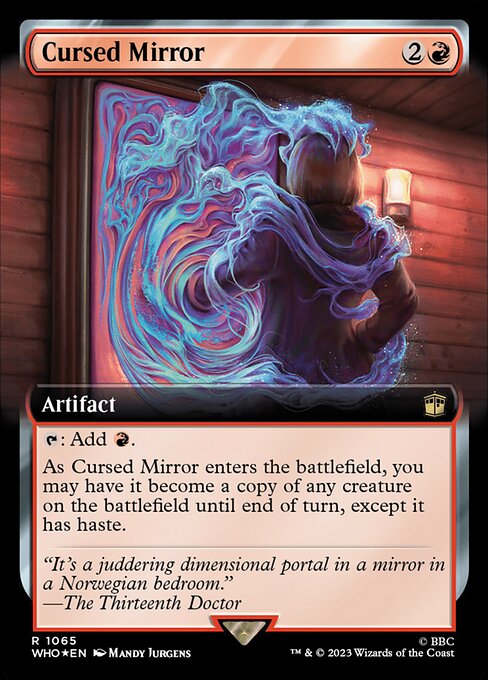 Cursed Mirror XWHO-1065 Rare Near Mint Englisch Foil
