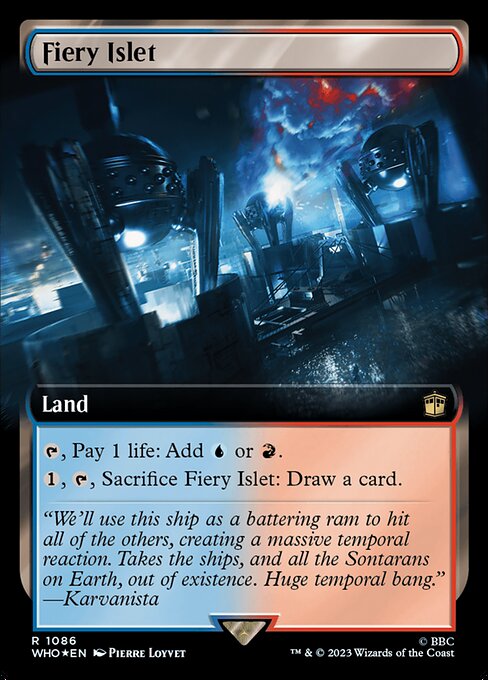 Fiery Islet XWHO-1086 Rare Near Mint Englisch Foil