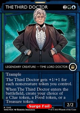 Der Dritte Doctor (V.5) XWHO-1145 Rare Near Mint Englisch Foil