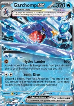 Garchomp ex PAR-038 Double Rare Excellent Englisch