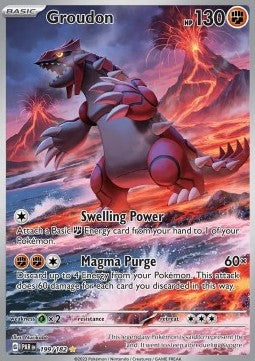 Groudon PAR-199 Illustration Rare Near Mint Deutsch