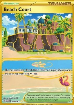Strandplatz PAR-263 Secret Rare Excellent Deutsch