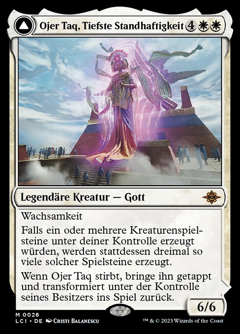 Ojer Taq, Tiefste Standhaftigkeit // Tempel der Zivilisation LCI-26 Mythic Excellent Deutsch Foil