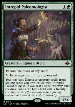 Intrepid Paleontologist LCI-193 Rare Excellent Englisch