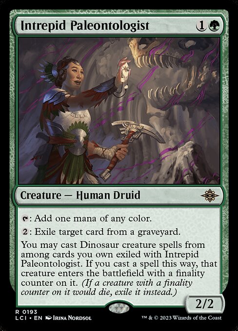 Intrepid Paleontologist LCI-193 Rare Near Mint Englisch