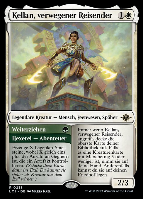 Kellan, Daring Traveler // Weiterziehen LCI-231 Rare Near Mint Deutsch