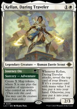 Kellan, Daring Traveler // Weiterziehen LCI-231 Rare Excellent Deutsch Foil
