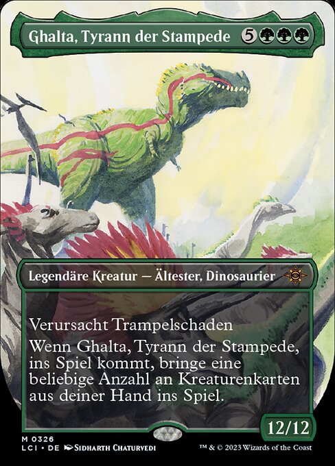 Ghalta, Tyrann der Stampede XLCI-326 Mythic Excellent Deutsch