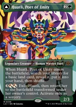 Huatli, Poetin der Einheit // Brüllen des Fünften Volkes (V.2) XLCI-339 Mythic Excellent Englisch