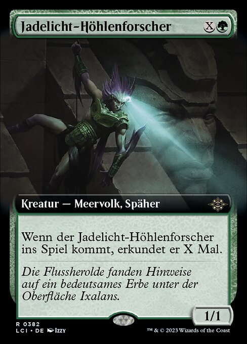 Jadelicht-Höhlenforscher (V.1) XLCI-382 Rare Near Mint Deutsch