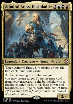 Admiralin Tollkun, die Unsinkbare LCC-1 Mythic Near Mint Deutsch Foil