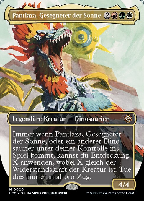 Pantlaza, Gesegneter der Sonne (V.1) XLCC-20 Near Mint Deutsch Foil