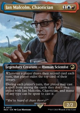 Ian Malcolm, Chaotician (V.1) REX-13 Rare Excellent Englisch