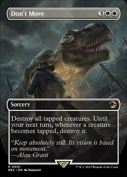 Don't Move REX-1 Rare Near Mint Englisch