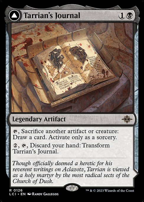 Tarrian's Journal // The Tomb of Aclazotz LCI-126 Rare Near Mint Englisch