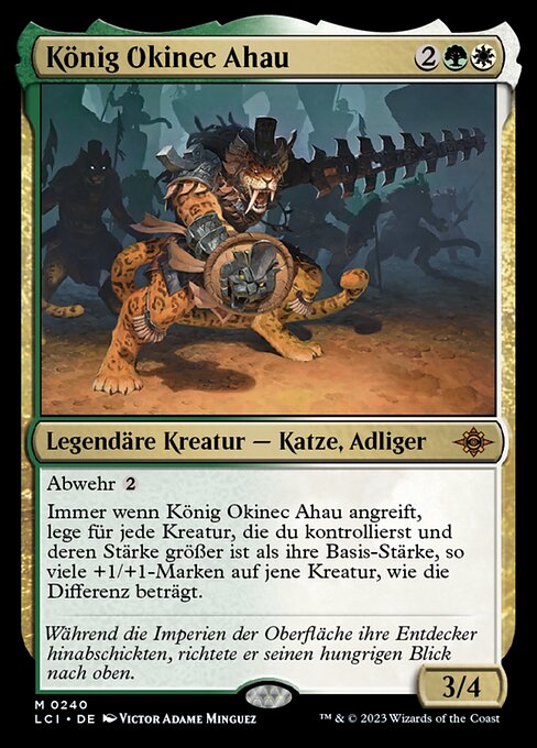 König Okinec Ahau LCI-240 Mythic Near Mint Deutsch