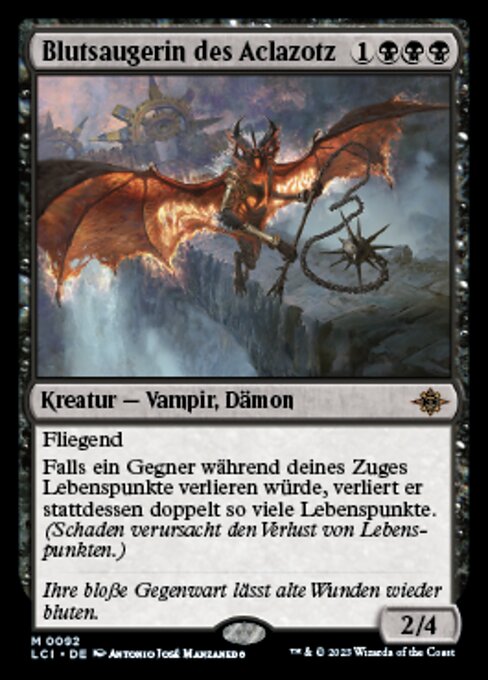 Blutsaugerin des Aclazotz LCI-92 Mythic Near Mint Deutsch