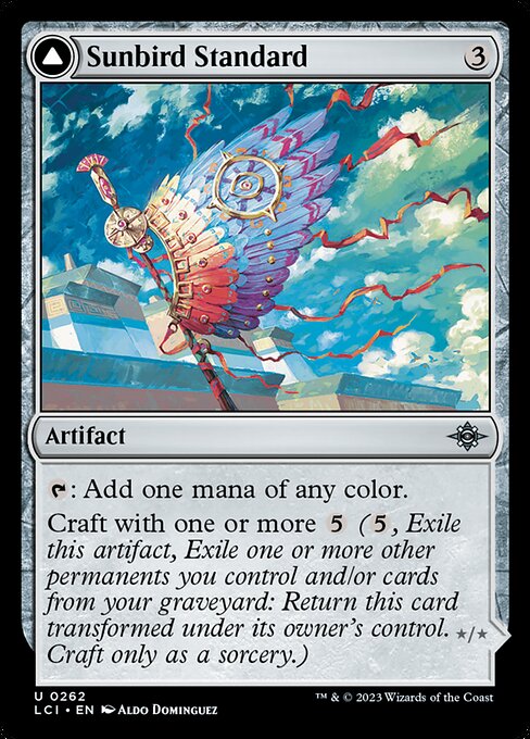 Sunbird Standard // Sunbird Effigy LCI-262 Uncommon Near Mint Englisch Foil