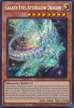 Galaxieaugen-Nachglimmdrache (V.3) RA01-017 Secret Rare Near Mint Deutsch 1. Auflage