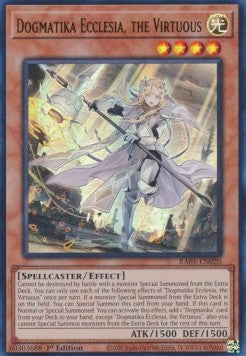 Dogmatika Ecclesia, die Tugendhafte RA01-DE020 Ultra Rare Near Mint Deutsch 1. Auflage