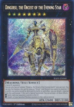 Dingirsu, der Orcust des Abendsterns (V.3) RA01-040 Secret Rare Near Mint Deutsch 1. Auflage