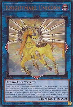 Knightmare Unicorn RA01-043 Ultimate Rare Near Mint Englisch 1. Auflage