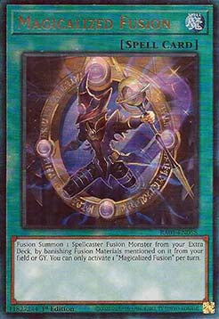 Magiegeladene Fusion (V.7) RA01-058 Ultimate Rare Near Mint Deutsch 1. Auflage