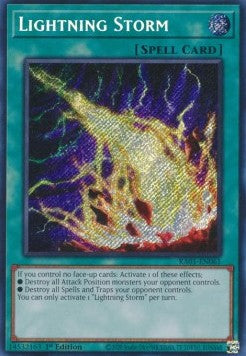 Lightning Storm RA01-061 Secret Rare Near Mint Englisch 1. Auflage