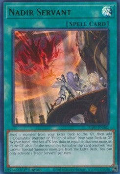 Nadir-Diener (V.2) RA01-062 Ultra Rare Light Played Deutsch 1. Auflage