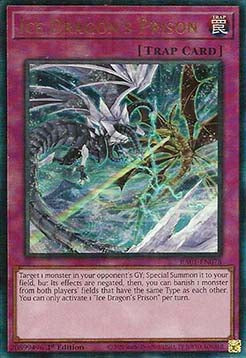 Ice Dragon's Prison RA01-078 Ultimate Rare Near Mint Englisch 1. Auflage