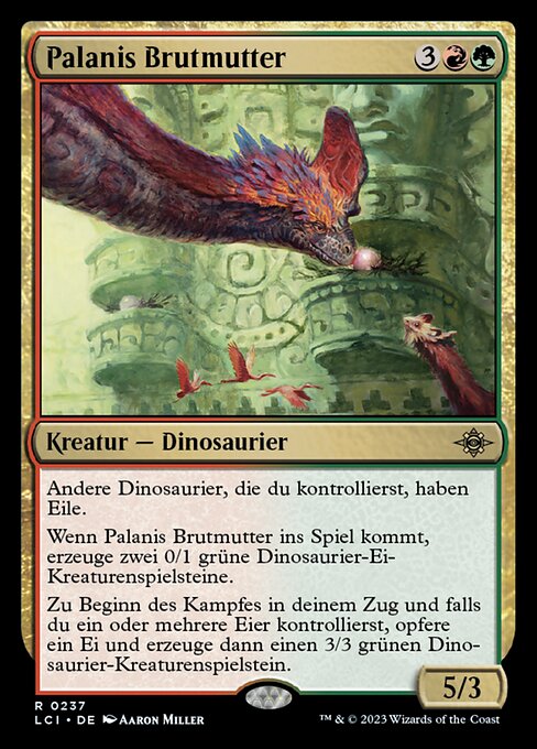 Palanis Brutmutter LCI-237 Rare Near Mint Deutsch