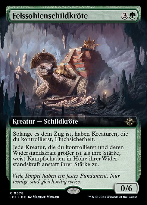 Felssohlenschildkröte XLCI-378 Rare Excellent Deutsch