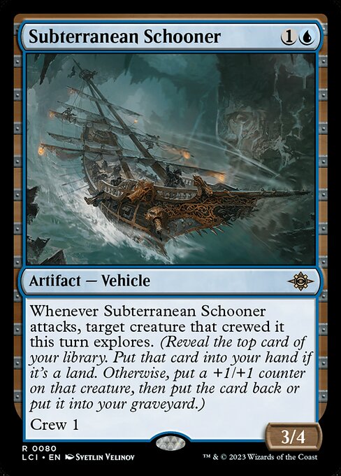 Subterranean Schooner LCI-80 Rare Excellent Englisch