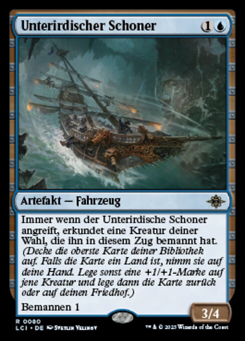 Unterirdischer Schoner LCI-80 Rare Excellent Deutsch Foil