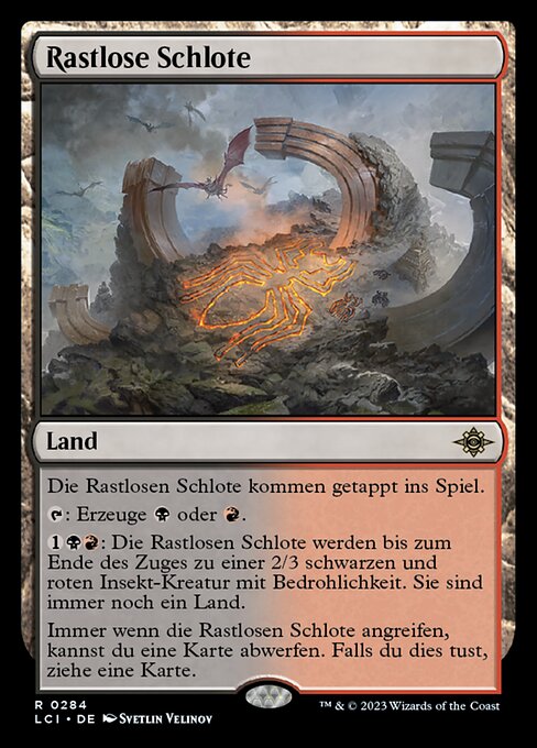 Rastlose Schlote LCI-284 Rare Excellent Deutsch Foil