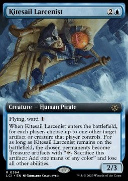 Kitesail Larcenist XLCI-364 Rare Excellent Englisch Foil