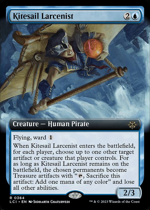 Kitesail Larcenist XLCI-364 Rare Excellent Englisch Foil