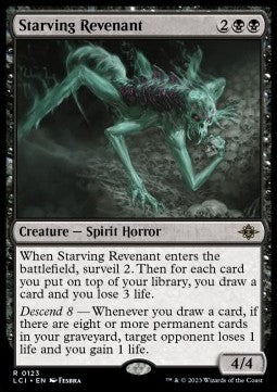 Starving Revenant LCI-123 Rare Near Mint Englisch