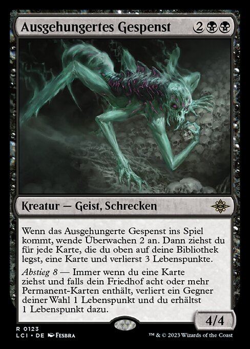 Ausgehungertes Gespenst LCI-123 Rare Excellent Deutsch