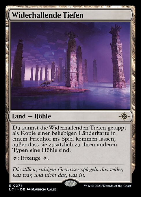 Widerhallende Tiefen LCI-271 Rare Near Mint Deutsch