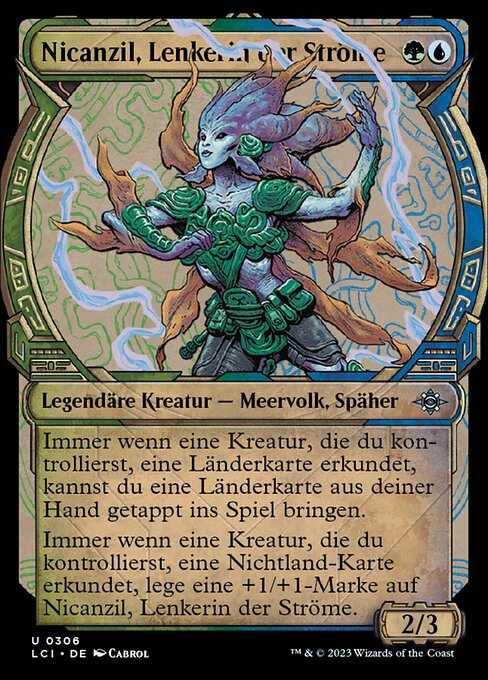Nicanzil, Lenkerin der Ströme XLCI-306 Uncommon Near Mint Deutsch