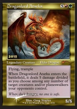 Dragonlord Atarka 30C-2015 Mythic Near Mint Englisch Foil