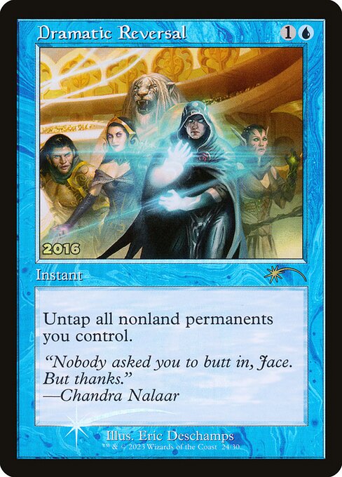 Dramatische Wendung 30C-2016 Rare Excellent Englisch Foil