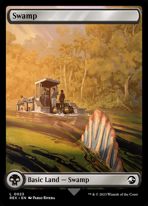 Swamp REX-23 Land Near Mint Englisch Foil