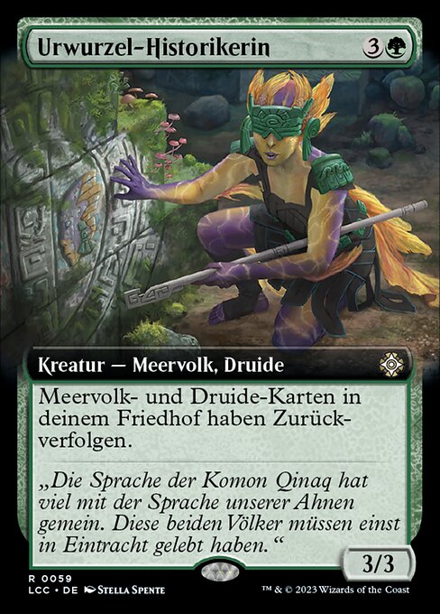 Urwurzel-Historikerin XLCC-59 Rare Excellent Deutsch