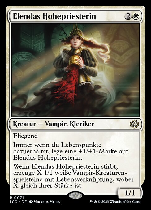 Elendas Hohepriesterin LCC-71 Rare Near Mint Deutsch