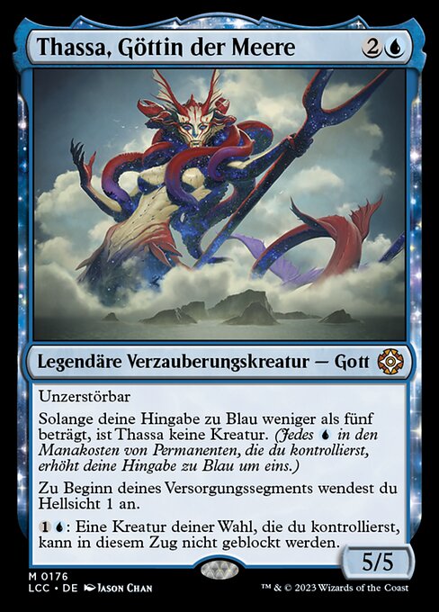Thassa, Göttin der Meere LCC-176 Mythic Near Mint Deutsch