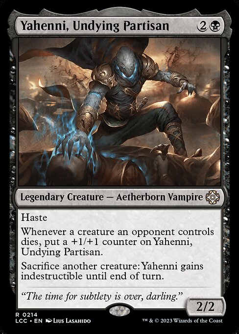 Yahenni, Undying Partisan LCC-214 Rare Near Mint Englisch